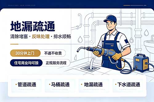沙坪坝地漏疏通